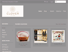 Tablet Screenshot of clovergiftshop.com